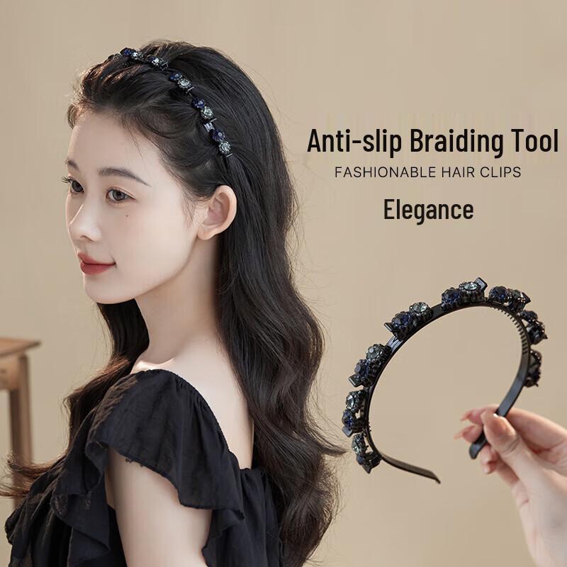 CHIMERA Anti-Slip Hair Braiding Headband with Teeth 1 Piece