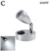 RV Lights Interior Reading Lamp LED Bedside Lamp 3W RV Wall Sconce Light Fixtures Rotatable Spot Lights Boat Camper Van Lamp