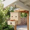Carpenter Bee Trap for Outside Hanging Bee Trap Eco-Friendly Wooden Bee Trap for Safe Outdoor Wasp Control