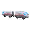 2pcs High Speed Locomotive Toys Battery Operated Automatic Train Toy Set for Boys Girls