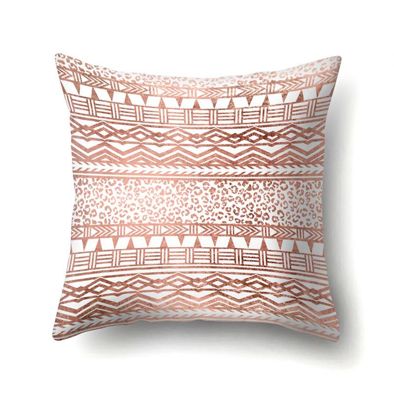 Polyester Pillow Case Automobile Decoration Home Print Pillow Case Automobile Sofa Waist Cushion Cover