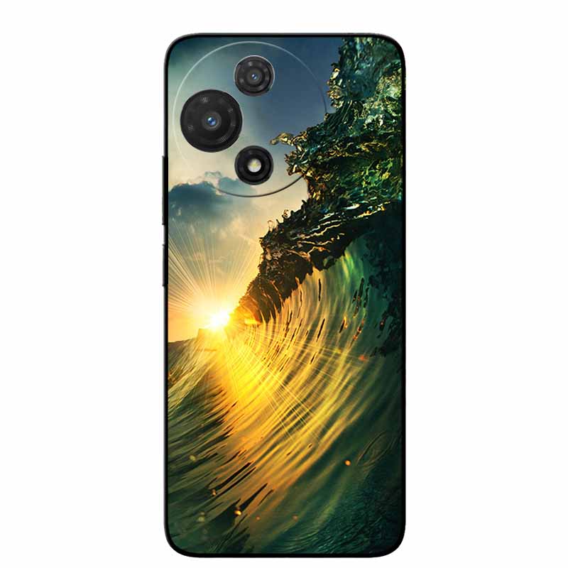 For TCL 60R 5G Case T519H Fashion Protective Silicone Back Cover Cases For TCL 60 R Animal Black Phone Funda TCL 60R T519H Coque