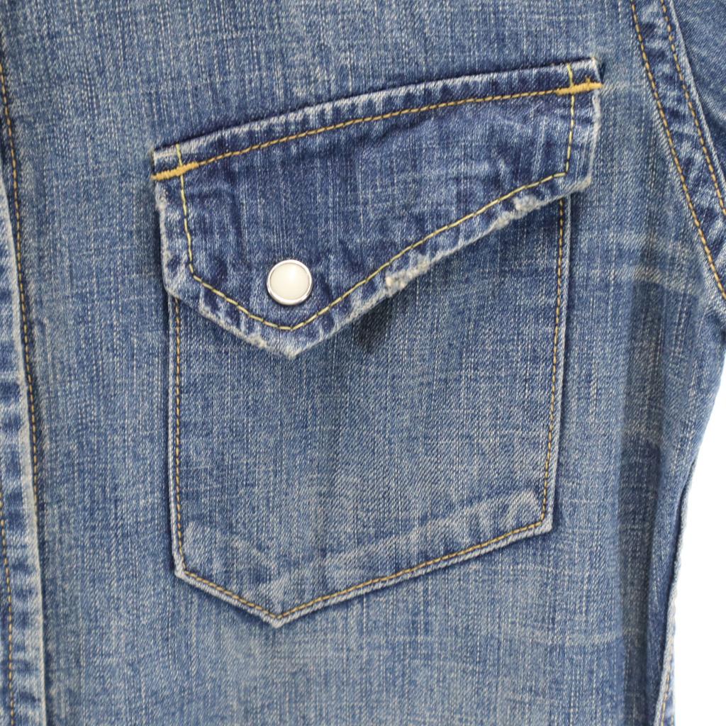 REMI RELIEF fabriqué au Japon Chemise Western en jean à manches longues S Femme Occasion
