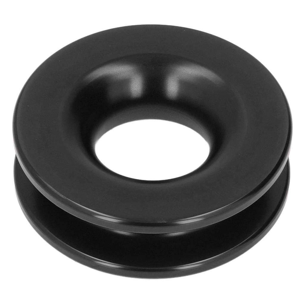 Bergering Winde Umlenkrolle Aluminiumlegierung für ATV UTV LKW Marine Boot Schäkel Schwarz