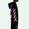 Homme Off-White SS21 Impression Logo Manches Longues Coupe Ample 'Noir Fuchsia' OMBB034R21FLE0031032