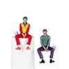 Joker Car Ornament Pvc Action Figure With Removable Mask For Vehicles
