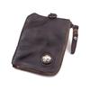Neue Tasche Geldbörse für Herren, Vintage Japanisches pflanzlich gegerbtes Leder, Gebrauchte Geldbörse, Münzbörse, Schlüssel Tasche für Damen, Karten Tasche