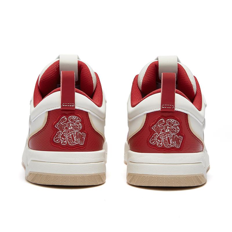 Fila Fusion Nollie CNY Fashion Versatile Low-Top Skate Shoes Men Sneaker White Red T12M512311FWC