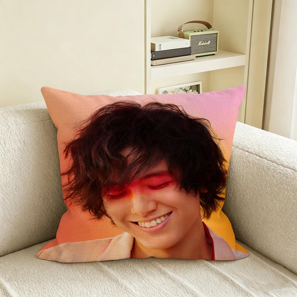 Singer FFujii Kaze Cushion Cover Natural Linen Pillowcase Set AllinOne Decor for Sofa Bedroom Chair