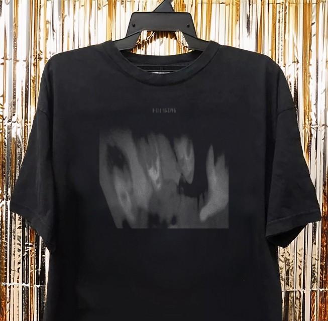 The CURE Shirt Pornography Black White Unisex Black Cotton T-Shirt L