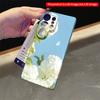 2DFlat Samsung phone case White Hydrangea Blooms on Blue Sky Applicable to Galaxy S23 S24 S25ULTRA S26 A12 A14 A15 A16 A54 A55