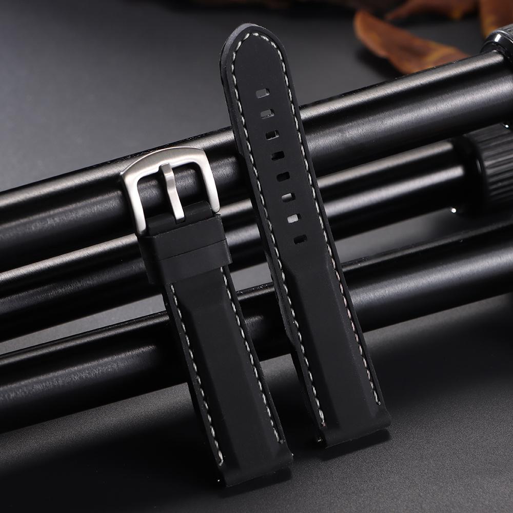 18mm 20mm 22mm 24mm Quick Release Rubber Watch Strap Silicone Watch Band Watch Replacement Watchband for Seiko for Citizen