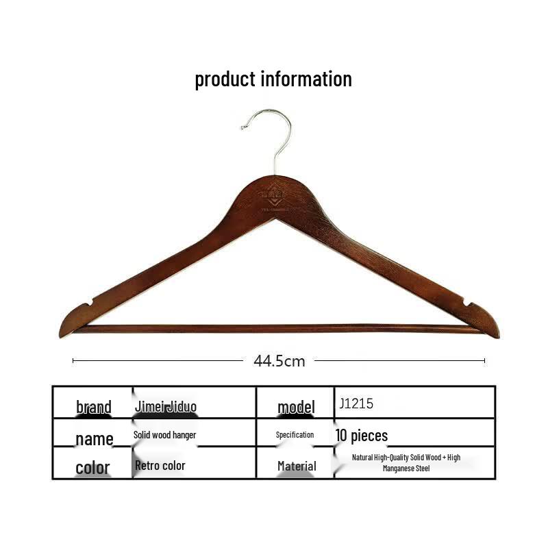 Wooden Anti-Slip Clothes Hangers