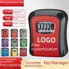 Anti-Theft Key Box with Password Lock for Doorway and Peephole Security