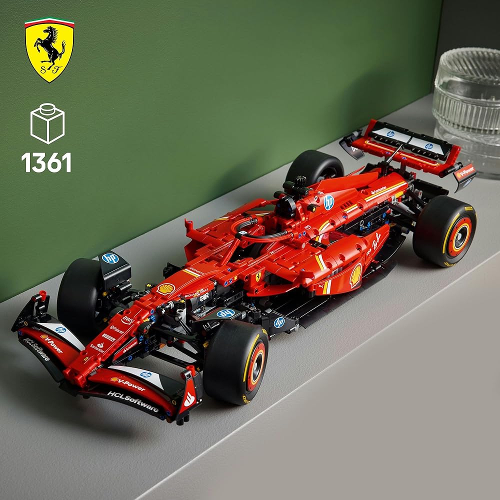 LEGO Technic Ferrari SF-24 F1 Car Building Set Toy for Kids and Adults 42207