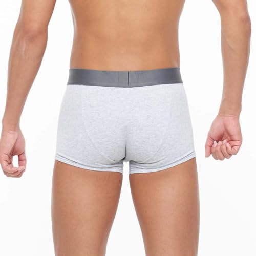 Emporio Armani Iconic Logo Band Boxer Shorts, Men's, EU Size, 54047299, Medium (EU Size), Size 94, Medium Gray