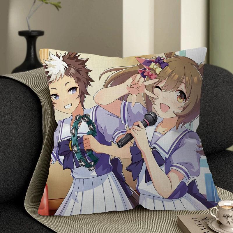 Uma Musume Pretty Derby Stitch Lucky Dragon pillow cover sofa cushion cover home room decoration children gift