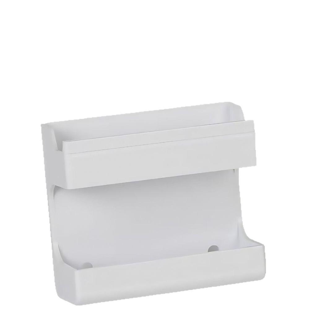 Multi-Functional Adhesive Wall Mount Storage Rack - No-Drill Bedside Organizer
