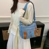 Fashion Vintage Design Women's Crossbody Bag High Quality Denim Fabric Shoulder Bag Large Capacity Tote Bag Lightweight Handbags