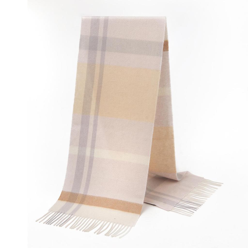 2025 British Plaid Wool Scarf for Men & Women - Warm, Autumn/Winter Style