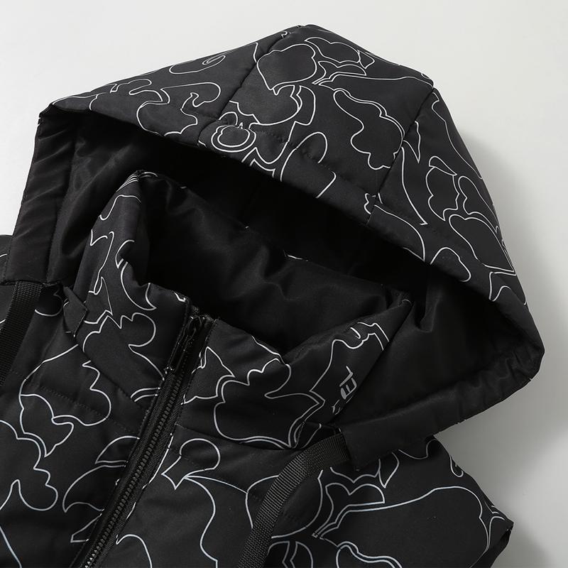 Fashion Winter Warm Vests for Men New In Outerwears Hooded Plus Size Casual Thick Tops Men's Sleeveless Parkas