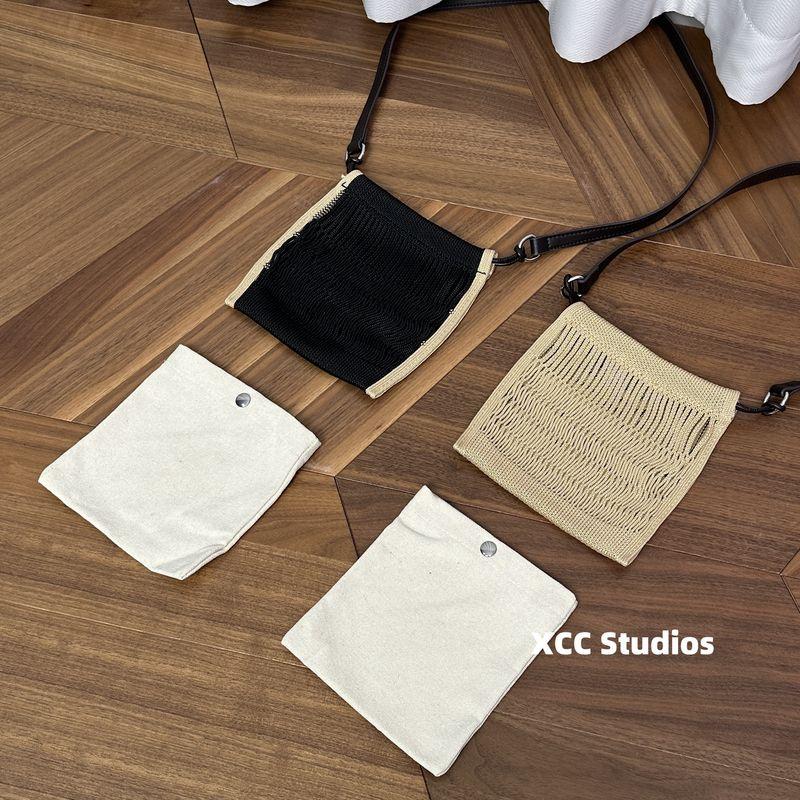 

2025 Супер Жаркое Лето Новая Женская Модная Сумка с Вырезами Пляжная Французская Плетеная Сумка Сетка Сумка Рыболовная Сеть Сумка Apricot/small size (in stock and fast delivery)