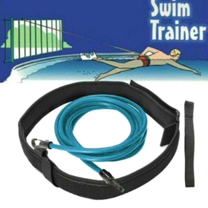 Resistencia Ajustable Para Entrenamiento De Natación, Correa De Seguridad Para Natación, Banda De Cuerda Elástica, 3/4m