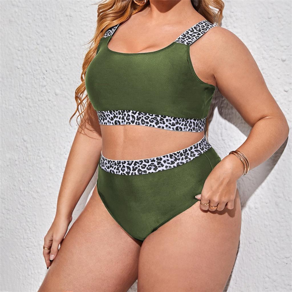 0XL - 4XL Bikini cu îmbinare Plus Size Costum de baie Marime Mari Costum de baie Femeie Set de bikini din două piese Costum de baie pentru baie
