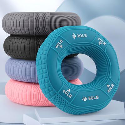 Silicone Hand Grip Trainer Ring for Adults & Kids Wrist Strength Training Five Finger Strength Ring Hand Grip Strengthener
