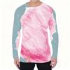 Spring and Autumn Round Neck Candy Pattern 3D Printed Top Fashionable Casual Long Sleeved Men's T-shirts