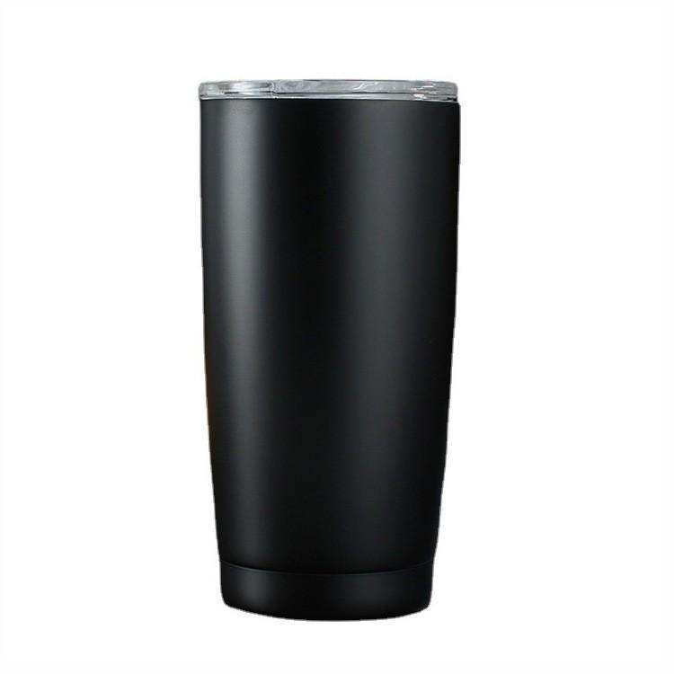 20oz Stainless Steel Car Cup, Double-layer Stainless Steel Thermos Cup, Portable Car Ice-cold Cup