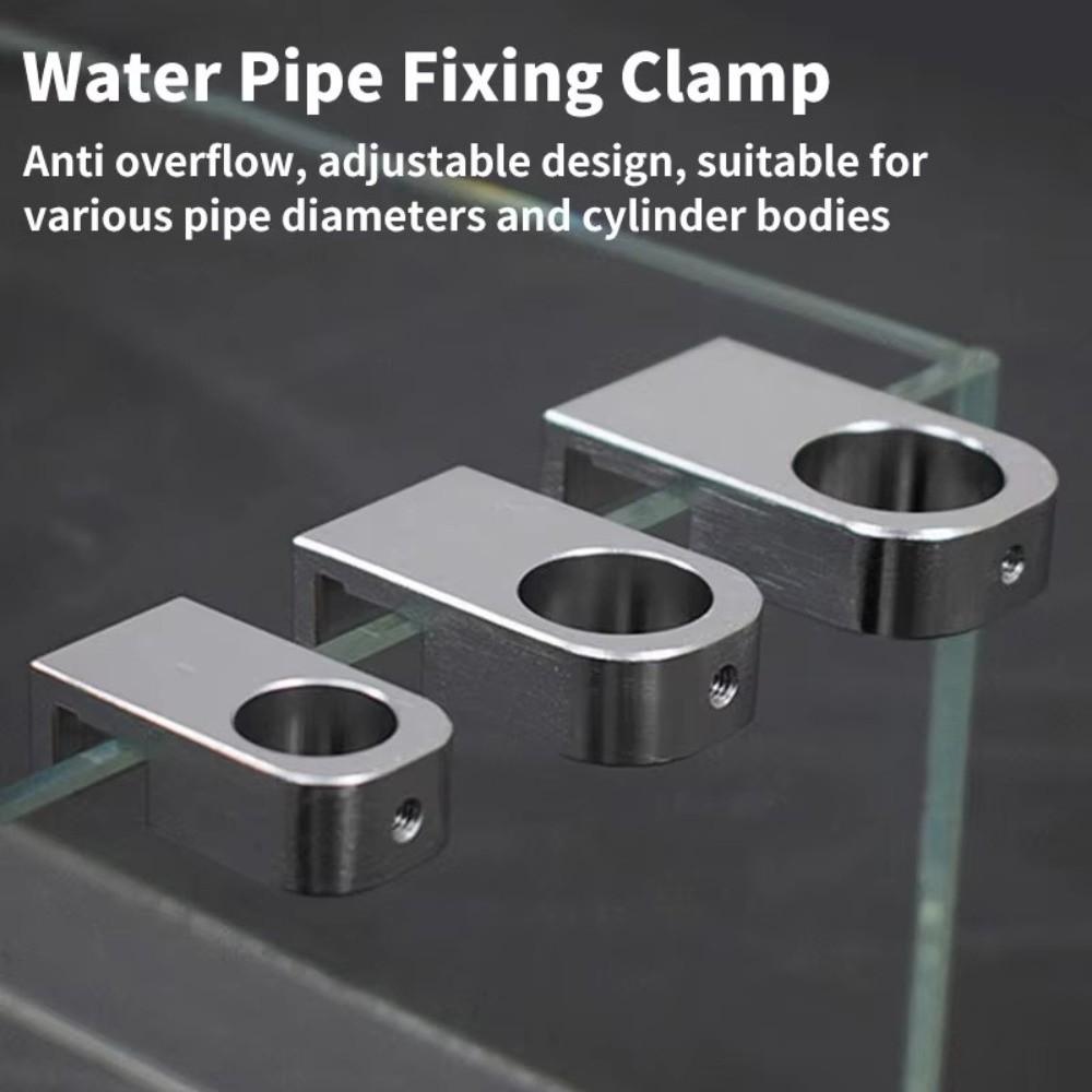 Tragbarer Aquarium-Wasserschlauchhalter Aluminiumlegierung Multifunktionale Wasserleitung Schlauchhalterung Halterung Rohrzubehör