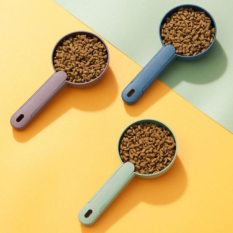 

Multi-color pet food spoon Cat food cat and dog supplies pet dog food spoon cat and dog food shovel зелёный