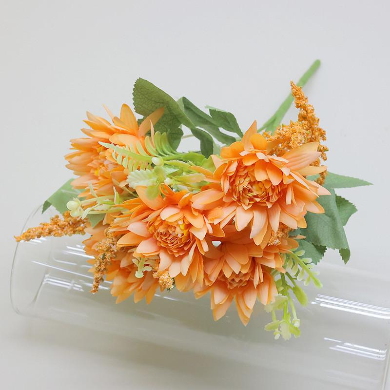 Silk Callistephus Chinensis Floral Bundle For Home Decor Wedding Styling Venue