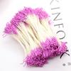 20Pcs Waterdrop Artificial Pistil 8CM 1mm Simulation Flower Stamen Plastic Handcraft Flower Core DIY Flower Stamen Craft Making