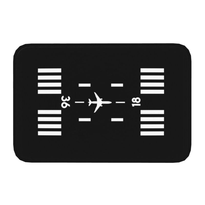 Personalized Plane Arrivals And Departures Doormat Mat Anti-Slip Plane Aviation Airplane Kitchen Bath Garden Rug Carpet 40*60cm