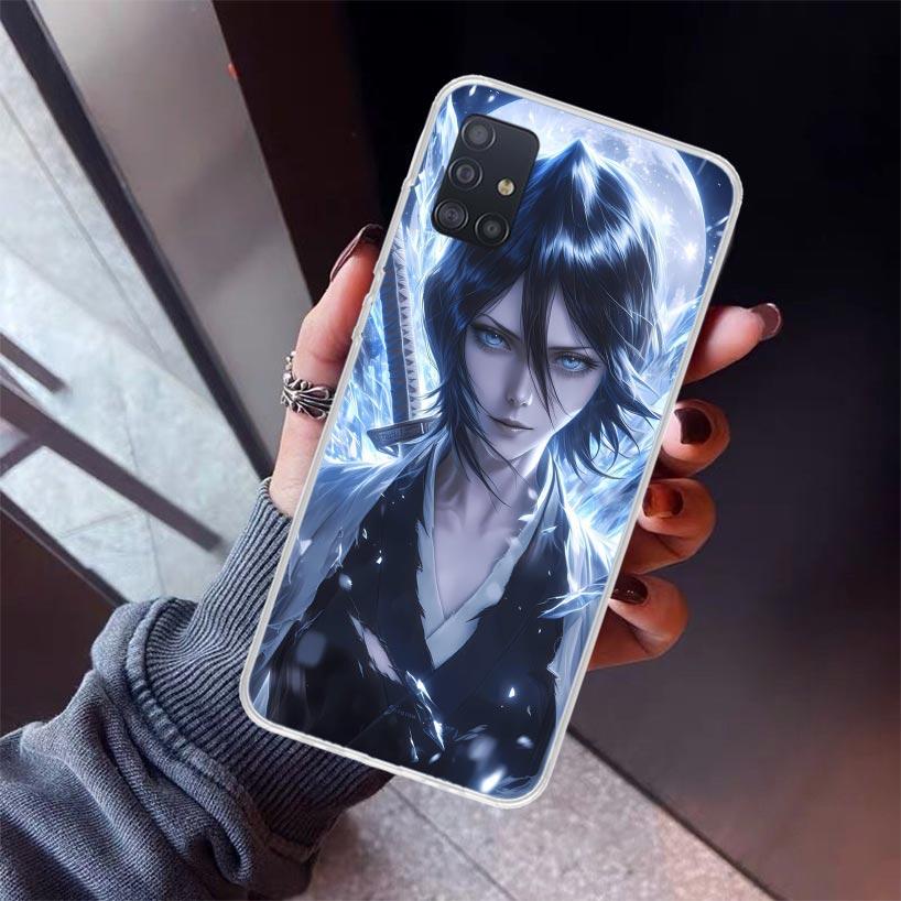 Bleach Kuchiki Rukia Phone Case For Samsung Galaxy A12 A52S A42 A32 A22 A51 A50 Note 20 Ultra 10 S10 Plus A71 A70 A31 A30 A10S G