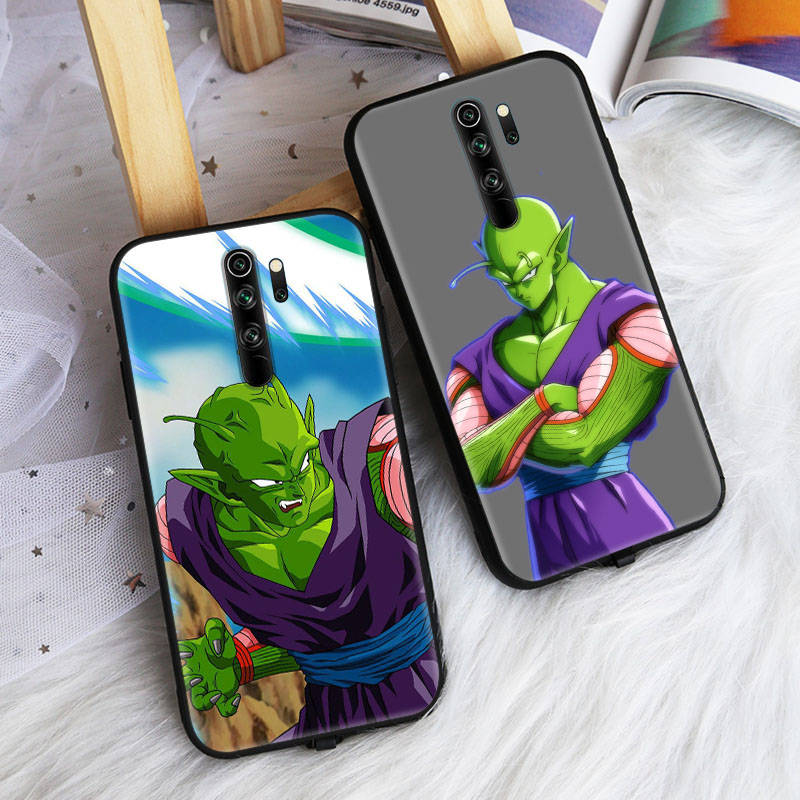 Black Case for iPhone 16 15 Plus 14 13 12 11 Pro 8 6 SE XR XS Max P30 Nova 5T Y5P Y6 Y7 Y8P Y9 Realme C30 C33 C31 W-88 Dragon Ball Cartoon