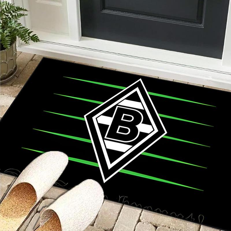 1PC rug Green And Silver Abstract Carpet, Chair Rug,Area Rug for Office Bedroom living rooms bedroom, Doormat decor Christmas fan gifts