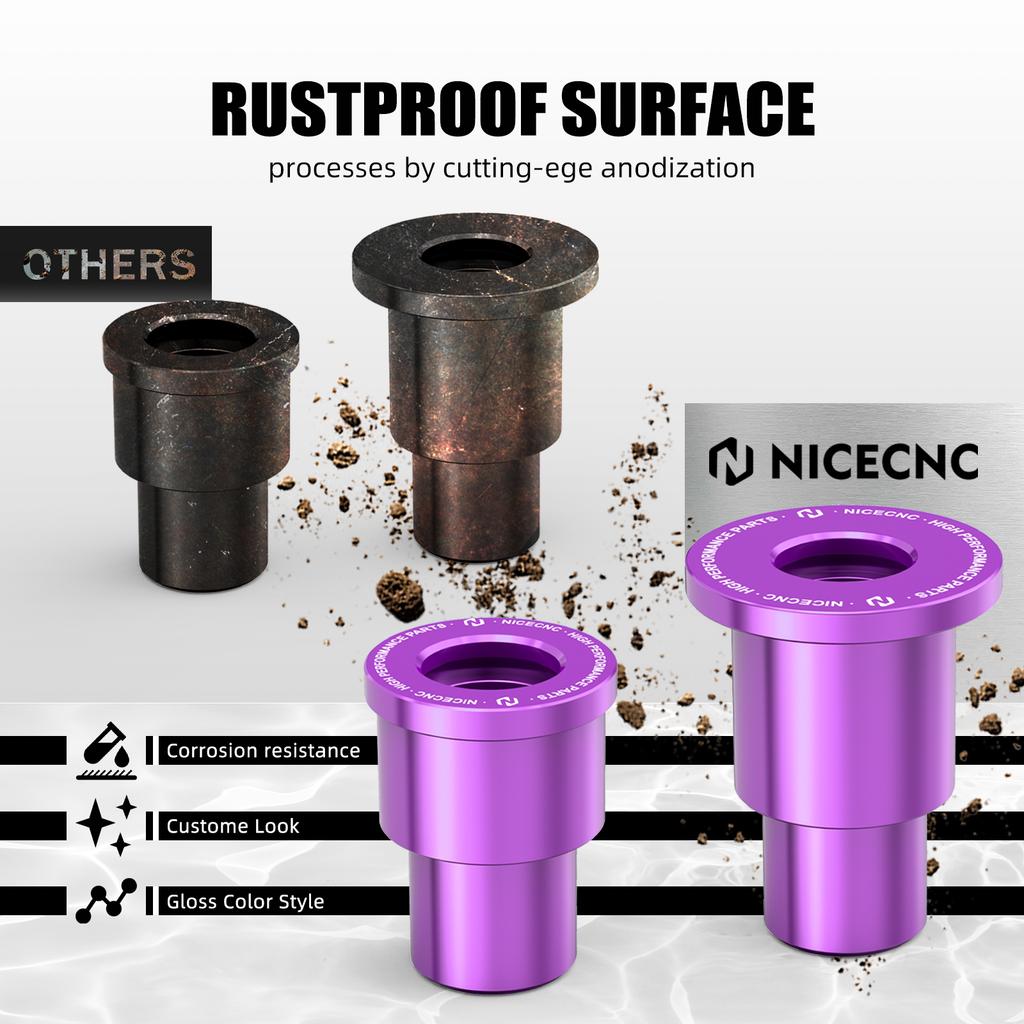 NICECNC For Surron Light Bee X S L1E For Segway X160 X260 Motocross Rear Wheel Spacers Hub Collars O-ring Electric Dirt Bike