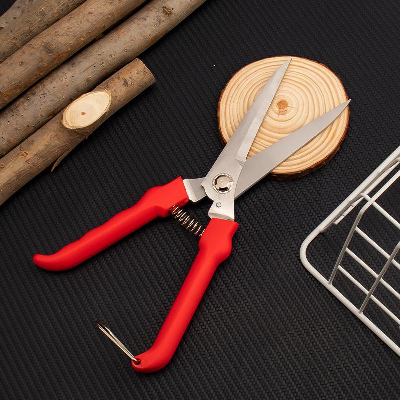 Stainless Steel Pruning Shears Labor-saving Fruit-picking Shears Branch Shears Flower Potted Plants Garden Tools