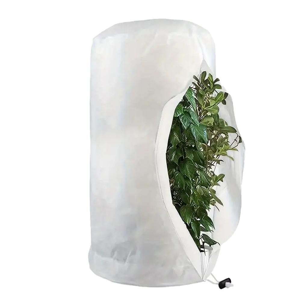 Heavy Winter Protection Plant Cover Winter Cover Anti-frost Zipper And Drawstring Cold Protection Non-woven Plant Antifreeze Bag