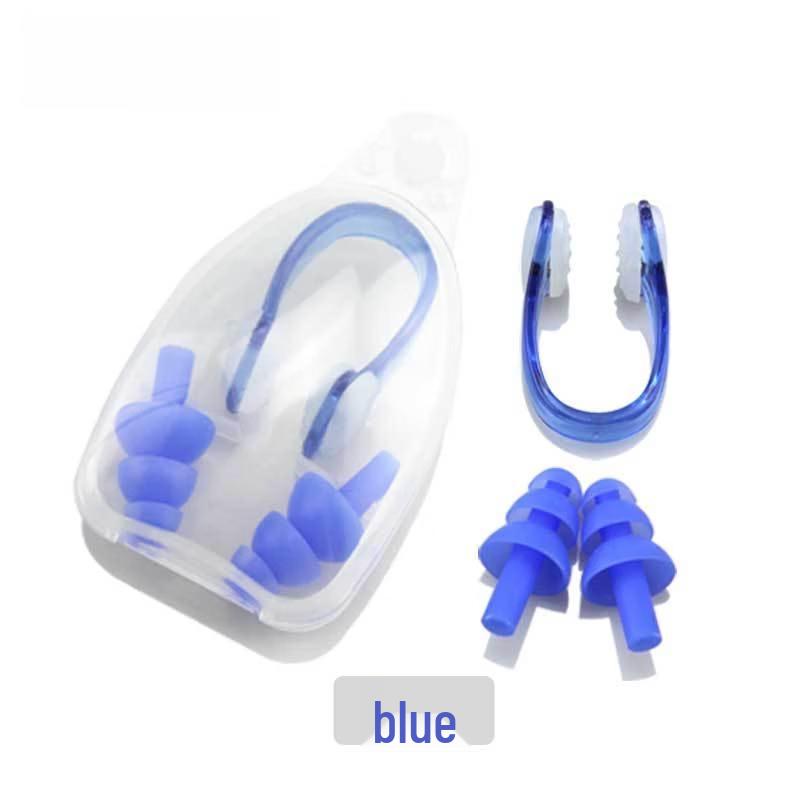 

Children s Silicone Swimming Earplugs and Nose Clip Set