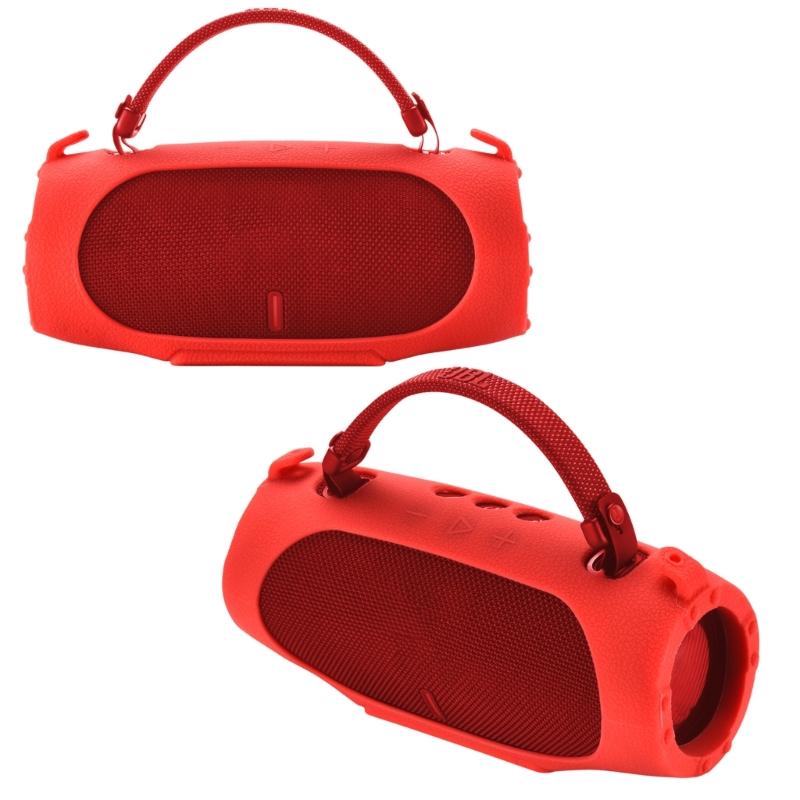 Portable Silicone Cover with Carrying Straps Protective Skin for Charge 6 Speakers, Water Resistant