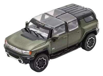 Gaincorp Produkte 1/64 Maßstab GMC Hummer EV SUV (LHD) Grünes Fertigprodukt KS049-359