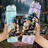 1PC Off Road Motorcycle Rider Print 750ml Color Plastic Sports Water Bottle Leakproof Flip Straw Lid Suitable for Sports Office Home Use