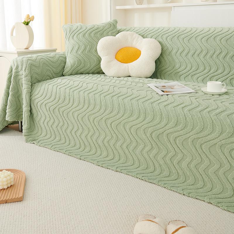 Simple Modern Autumn and Winter Sofa Towel Full Cover Cloth Thick Warm Sofa Cushion Anti-Scratching Dustproof Sofa Cover