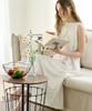 Slow Lolly Belted Pintuck Long Sleeveless Dress_3 Colors