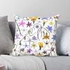 Australian Orchids Square Pillowcase Polyester Linen Velvet Creative Zip Decorative Throw Pillow Case Sofa Seater Cushion Cover