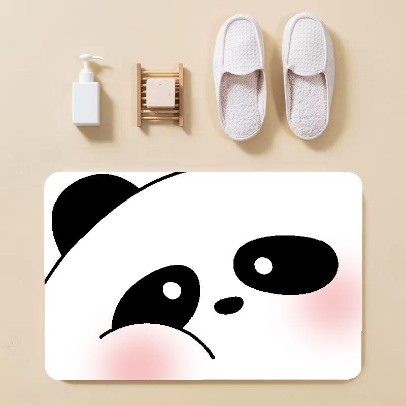 Ins Wind Simple Diatom Mud Bathroom Absorbent Floor Mat